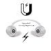 Curtain Tiebacks Magnetic Holder (2 Pcs, 1 Pair) - The Most Convenient Drape Tie Backs, Decorative Drape Holders Holdbacks Weave Rope Clips Window Sheer Blackout Panels Home and Office, (Silver Grey)