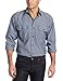 Key Apparel Men's Long Sleeve Button Down Pre-Washed Chambray Shirt, Blue Chambray, X-Large-Regular