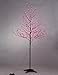 Lightshare 6Ft 208L LED Rose Flower Tree, Home Garden/Summer/Wedding/Birthday, Christmas, Festival, Party Indoor and Outdoor Use,Warm White