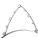 Leegoal Women Cat Ear Headband Pearl Shape Rhinestone Hair Band Headwear