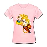 LinYang Lady Gifts Dragon Ball z Tee Shirts S Pink