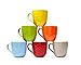 Yedi Houseware New Bone China Mugs (Set of 6)