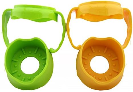 ERBABY 2PC Standard Neck Feeding Bottle With Handles and Base