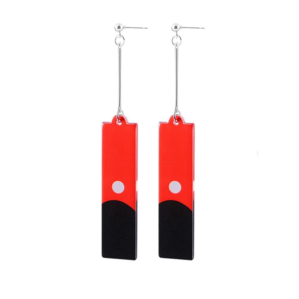 Red and Black Earrings of the Former Criminal Gang Leader - Pidak Shop