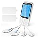 TENS Unit Muscle Stimulator for Pain Relief, OMOTON Rechargeable Electronic Pulse Massager with 16 Modes,6 Pads and Dual Outputs