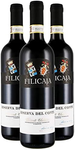 Chianti Classico riserva DOCG 2014 - Villa da Filicaja - 3 x 0,75 l. - Italian red wine - Tuscany - Italy