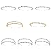 SWEETV Bridal Headband Tiara Crystal Hair Band Rhinestone Wedding Headpiece Hair Accessories for Women, Double Band Silver