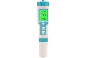 7 in 1 PH Meter Gomass 0.01 High Accuracy ph Tester Digital for Water TDS/EC/Salinity/Temp/ORP/S. G/PH Pen Tester Drinking Wa