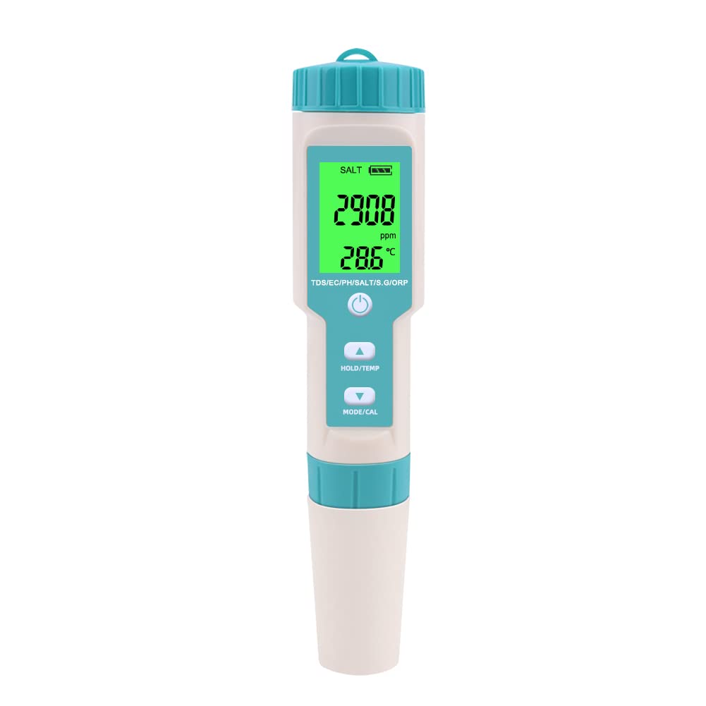 7 in 1 PH Meter Gomass 0.01 High Accuracy ph Tester