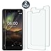 Tonvizern Compatible with Nokia 6.1(Nokia 6 2018 Version) Screen Protector,[2-Pack] 0.2mm 6H Hardness PET Screen Protector [Not Glass]