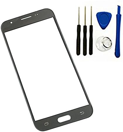 Front Screen Outer Glass top Panel Lens cover For Galaxy J3 (2017) J320F J320 replacement (gray)