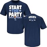 Villanova Wildcats Fans. Start The Party. Navy T Shirt (Sm-5X) (Large)