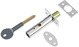 Yale P-M444-CH Door Security Bolt Chrome Finish Key Operated Concealed