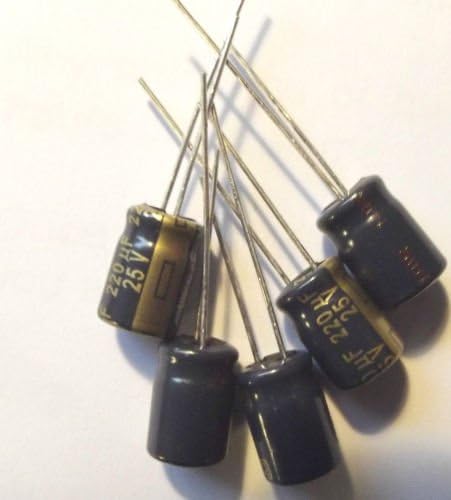 220UF 25V 105c Low ESR panasonic EEUFC1E221 x5pcs