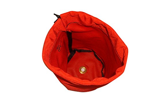 Rope Bag,Rescue Throw Rope Bag,Cordura Drop Bag Holds up to 65' Made in USA. (Red) - Thumbnail 3