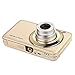 PowerLead PLDH17 2.7 Inch TFT 5X Optical Zoom 15MP 1280 X 720 HD Anti-shake Smile Capture Digital Video Camera(Gold)