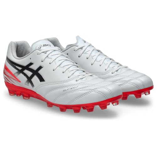 [アシックス] サッカーシューズ DS LIGHT PRO AG WHITE/FLASH RED 25.0 cm 2E