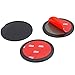 woleyi 90mm Adhesive Mounting Disk, 3 Pack Car GPS Dashboard Dash Sticky Pad for Large Suction Cup Mount