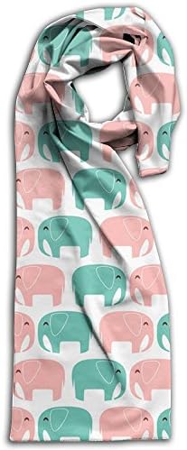 Elephant Cute Animals Long Scarf Lightweight Comfortable Gift