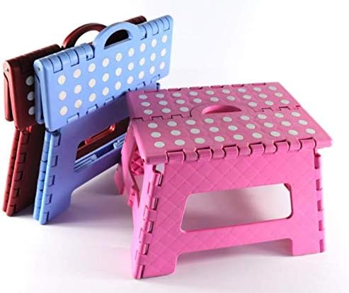 LDG Ware Foldable Step Stool 7 inch for Kids & Adults, Kitchen Garden Bathroom Stepping Stool(Multi Color)