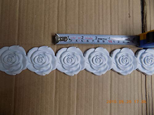 Zhangbl Flexible Crown Molding Overdoor Window Wall Decorative 2.1 inch (5.4cm) Width x 0.35" Thickness (2.1" x 115") - Thumbnail 3
