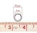 VALYRIA 100-Piece 6mm Stainless Steel Open Jump Rings Finding,18-Gauge