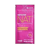 Pruvit Keto//OS NAT Raspberry Lemonade Charged, BHB Salts Ketogenic Supplement - Beta Hydroxybutyrates Exogenous Ketones for Fat Loss (Keto OS NAT Raspberry Lemonade, 20 Sachets)