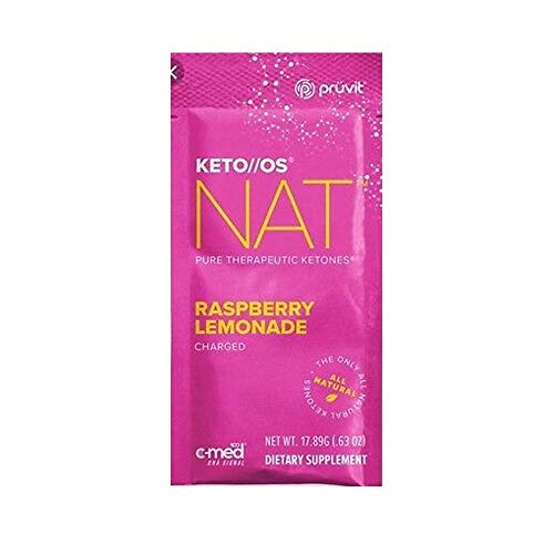 Pruvit Keto//OS NAT - Raspberry Lemonade Charged (5 Single Serve Packets)