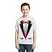 P&B Red Bow Tuxedo Youth T-shirt