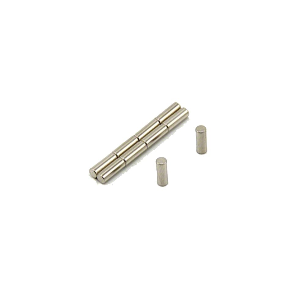 N42 Neodymium Magnet for Arts, Crafts, Model Making, DIY, Hobbies, Office, and Home - 2.5mm dia x 7mm thick - 0.27kg Pull - Pack of 100