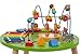 Wooden Activity Table for Toddlers | Multi-Purpose Children's Educational Learning Play Toy Set | Playset Easel with Bead Maze, Shape Block Puzzle for 2 Year Old Boy and Girls | ED435