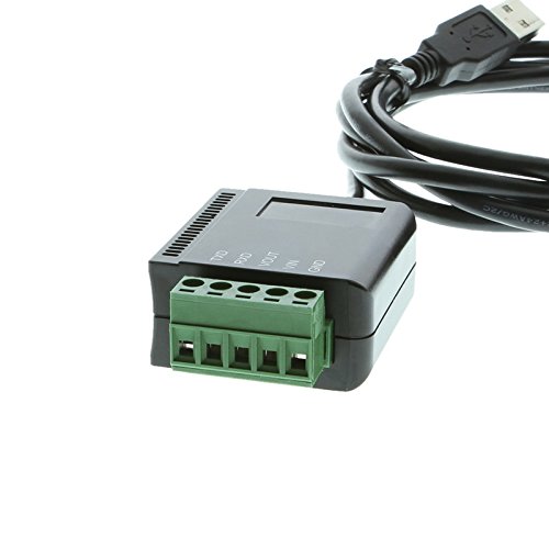 Coolgear USB to RS232 Isolated TTL | CMOS Adapter Cable with TB