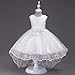 JiaDuo Girls Sequin Lace Tulle Dress Bow Princess Party Flower Gown
