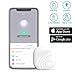 Smart Key Finder Anti-Lost Tracker - Evershop Bluetooth Tracker GPS Locator Wallet Phone Key Anti-Lost Bidirectional Alarm Reminder for Phone,Keychain, Wallet,Luggage