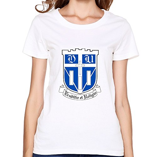 DeMai Womens Making Normal Fit Tees/Duke University Large White