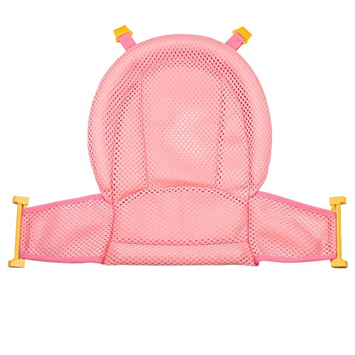 Baby Bath Net Antiskid Hammock Newborn Bath Support Mesh Seat for Bathtub (Color : Pink) - Thumbnail 7