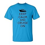 We Match! Keep Calm & Cruise On Adult T-shirt - Great Matching Family Vacation Cruising Shirts!