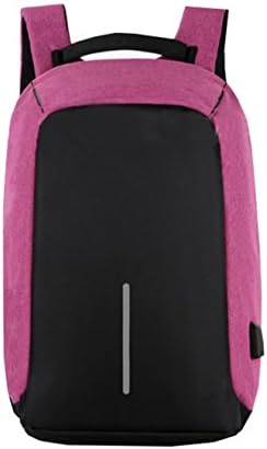 Mioy 15 inch Man's Multifunction Laptop Backpack with USB charging port nylon Anti-Theft Daypack durable Business Travel bag(Pink-2)