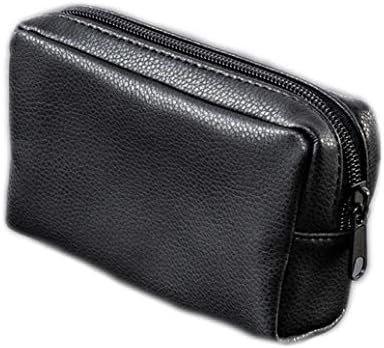 Wkerry Leather Tobacco Smoking Wood Pipe Pouch case Built-in Rubber Preservation Moisture-Proof Bag (Does not Include Pipes and a ccessories)