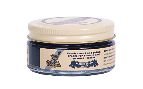 Wren's Leather Cream Classic, premium quality shoe cream polish (navy blue)