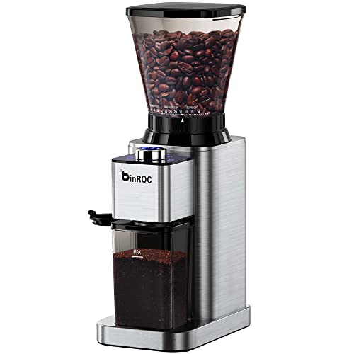 Anti-static Conical Burr Coffee Grinder With 48 Grind Settings