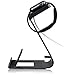 SPARIN Apple Watch Series 3/2 Stand, Aluminum Changer Stand Dock Holder with Premium Stylus Pen for All Apple Watch Models and iPhone, Black