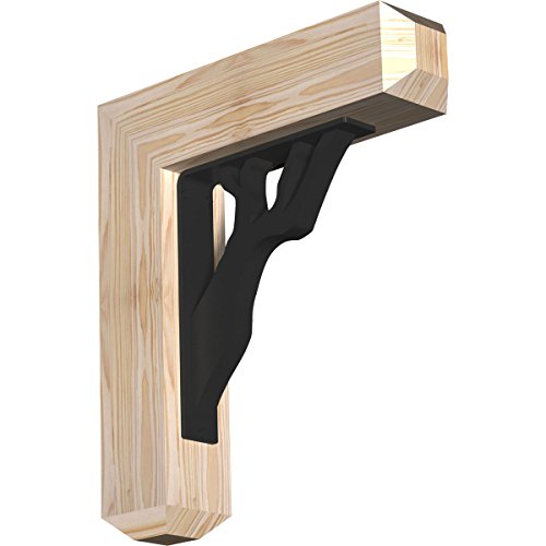 3 1/2"W x 18"D x 20"H Damon Craftsman Ironcrest Smooth Bracket, Douglas Fir (2"…