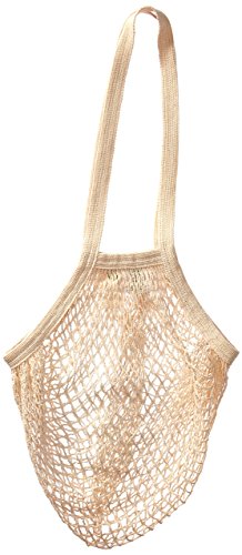 Eco-Bags Products String Bag Long Handle Natural Organic Cotton