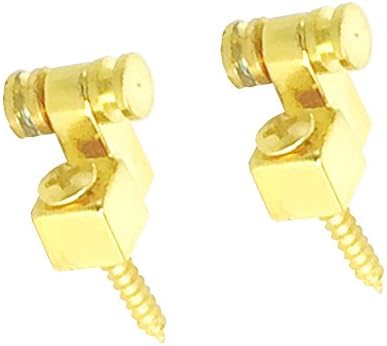 Greenten Gold String Trees Retainers,String Guides with Screws Replacement (1 Pair)