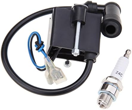 PanelTech CDI Ignition Coil + Spark Plug 50cc 66cc 80cc Engine Motor Motorized Bicycle Bike
