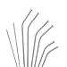 Elephix Stainless Steel Reusable Eco Friendly Drinking Straws, 8pc Set - (2) 10