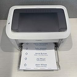 Perforated Paper Nameplate Inserts, Pack of 20