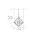 YFN Moon & Star 925 Solid Sterling Silver Filigree Teardrop Dangle Drop Earrings (Charm Flower)