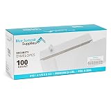100 No. 10 Self Seal Security Envelopes - Designed for Secure Mailing - Security Tinted with Printer Friendly Design - Number 10 Size 4 1/8 x 9 &frac12; Inch (100 Pack)